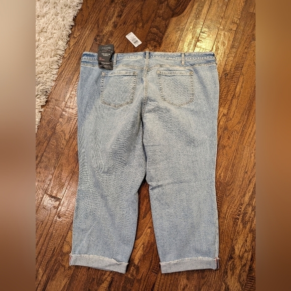 Crop Boyfriend Straight Vintage Stretch Mid-Rise Jean, size 24 new with … - Picture 6 of 12